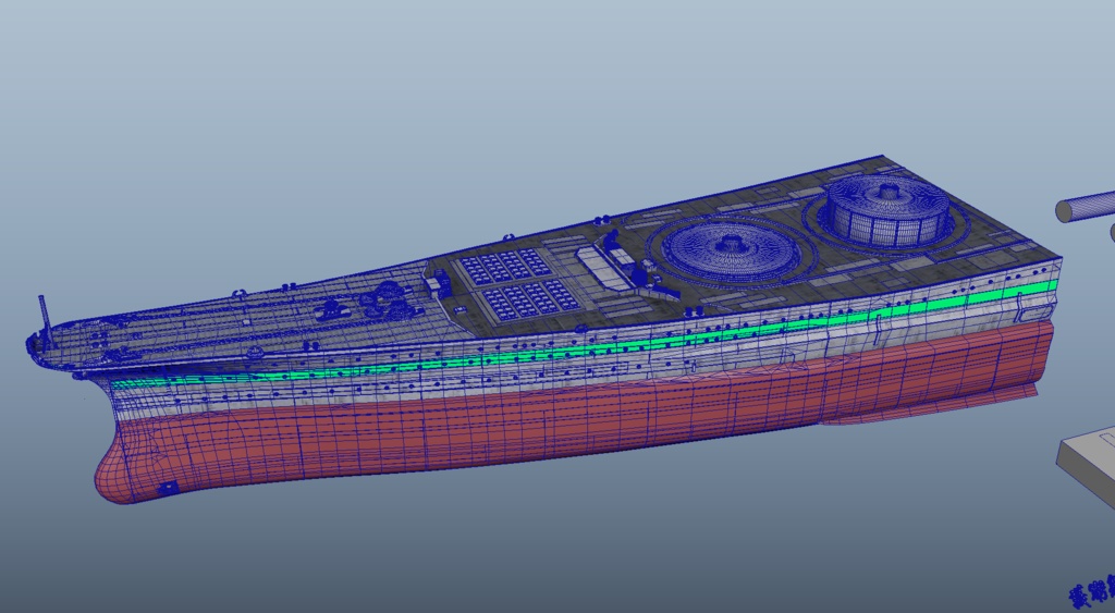 超大型レールガン搭載 護衛艦やまと 3Dプリンター用データ