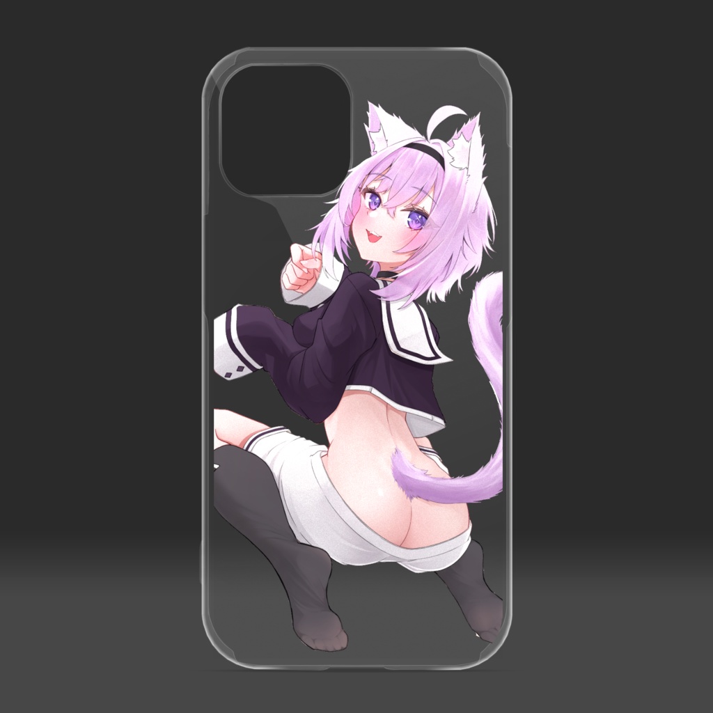 おかゆクリアiPhoneケース