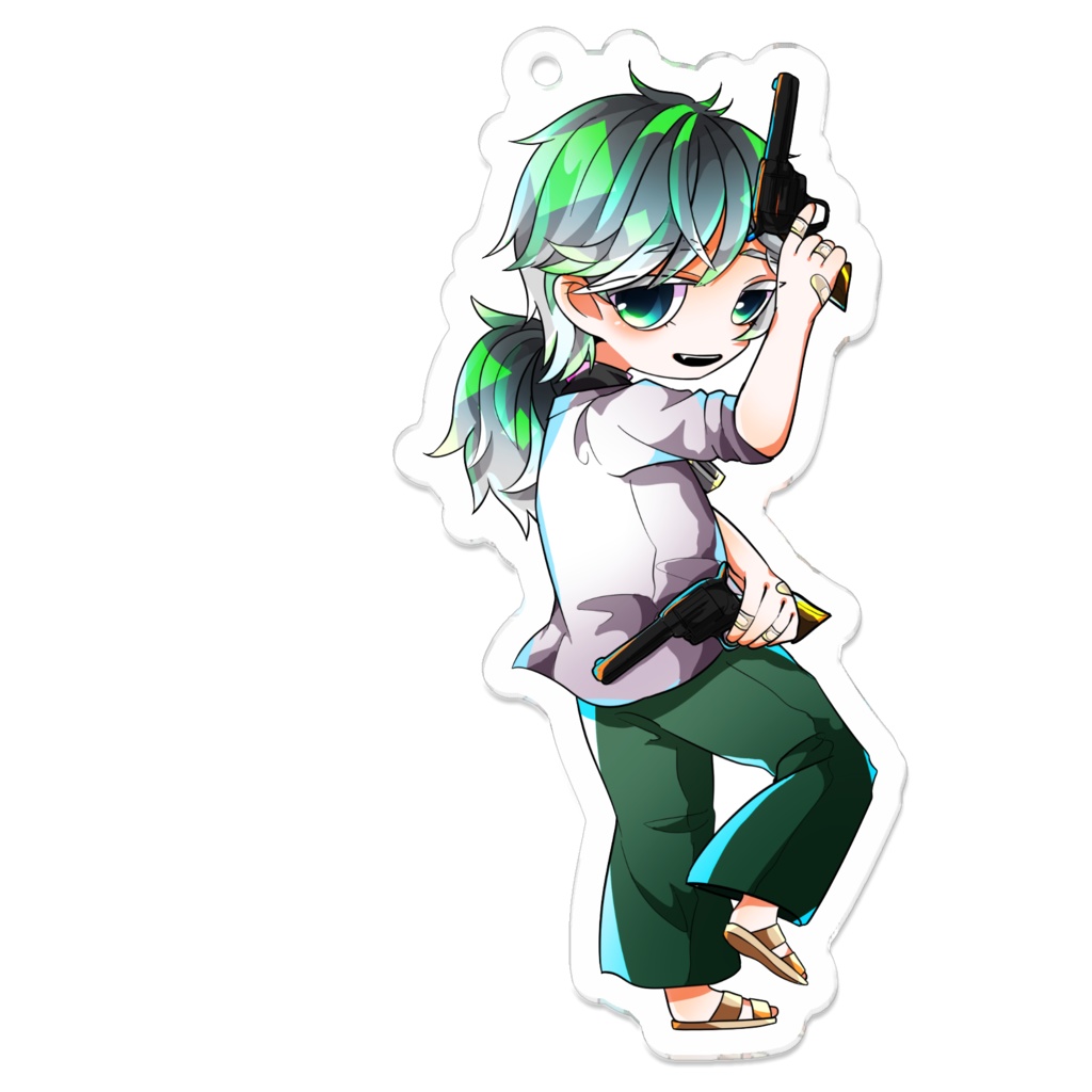 らいかアクリルキーホルダー