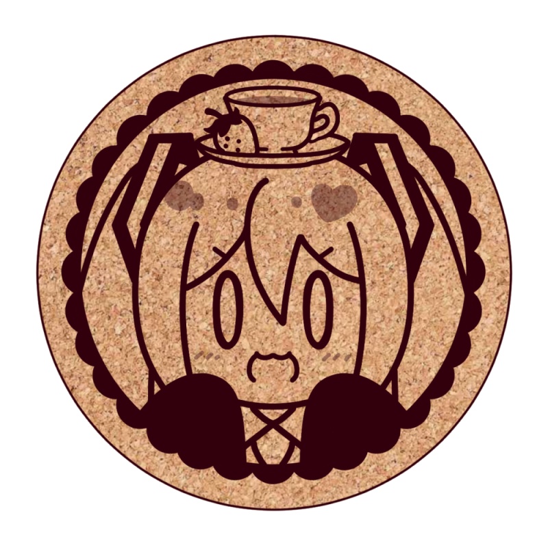 ちびミク_コルクコースター