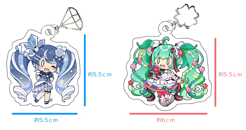 初音ミク_アクリルキーホルダー