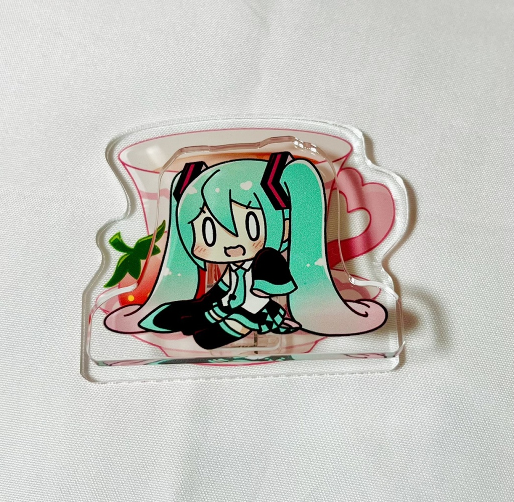 ちびミク_アクリルメモスタンド