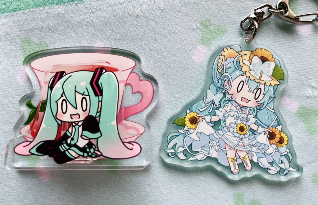 ちびミク_アクリルメモスタンド