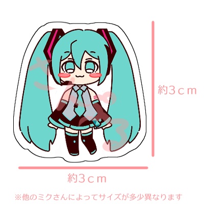 初音ミク_フレークシールVer.2.0