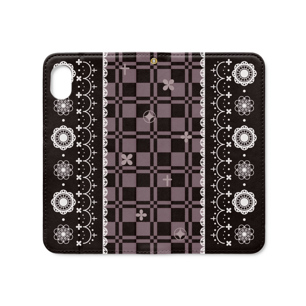 レース柄iPhoneケース