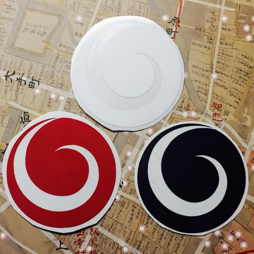 巴紋　ステッカー