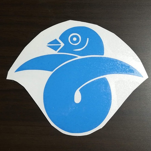 結び雁金 ステッカー