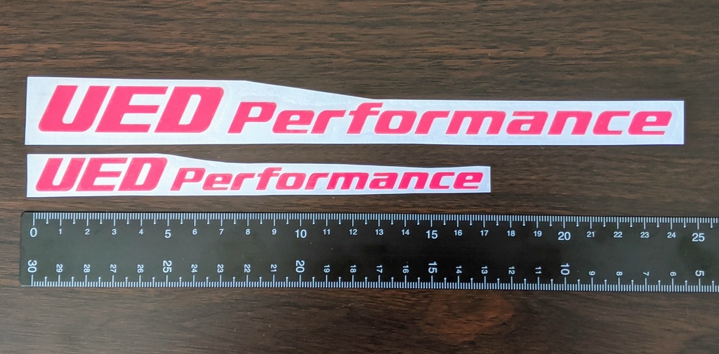 【S】UED Performance ステッカー
