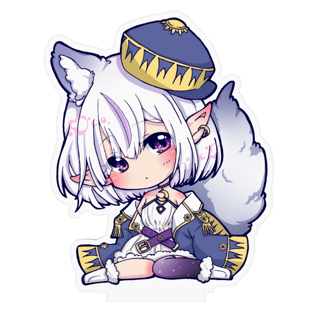 ぺたんこえるふさんアクリルフィギュア