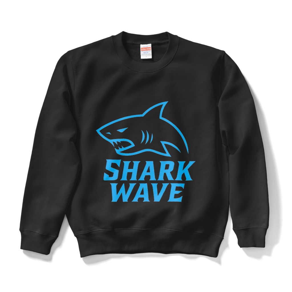 バーチャルバー「SharkWave」オリジナルロゴ入り スウェット