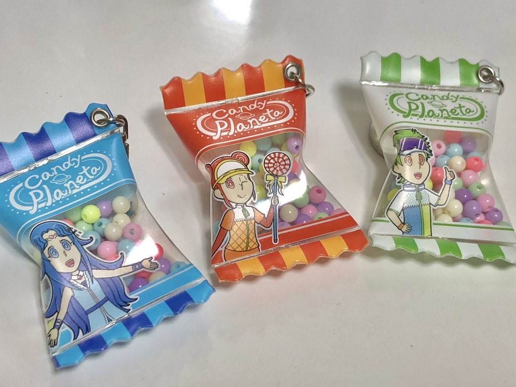 【受注】キャンディバッグキーホルダー(全3種)