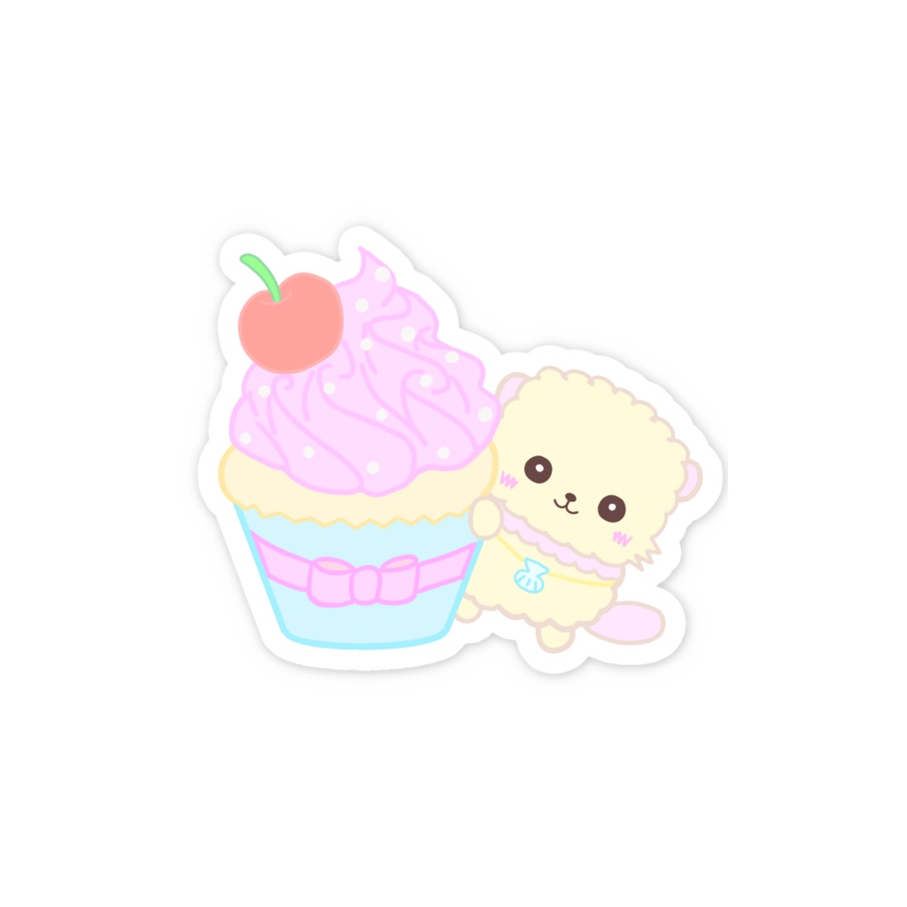 スマホステッカー(カップケーキ)