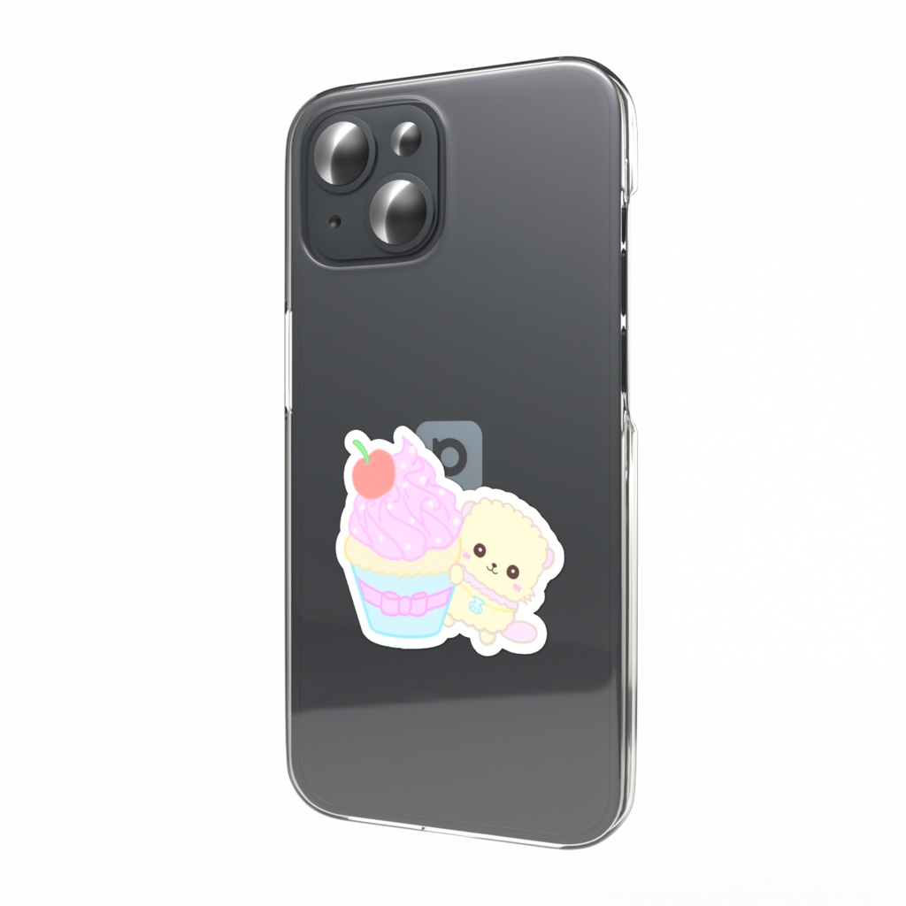 スマホステッカー（カップケーキ）