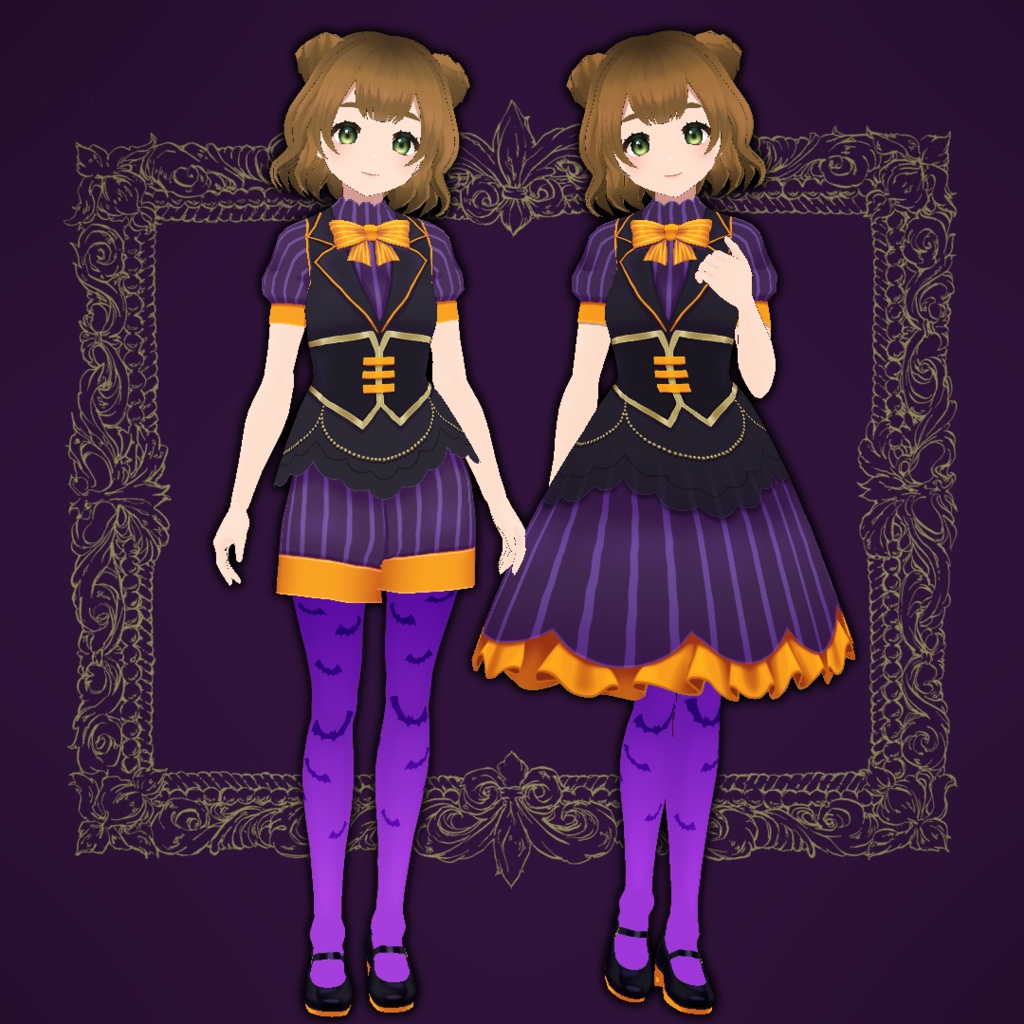 【Vroid】ハロウィンセット
