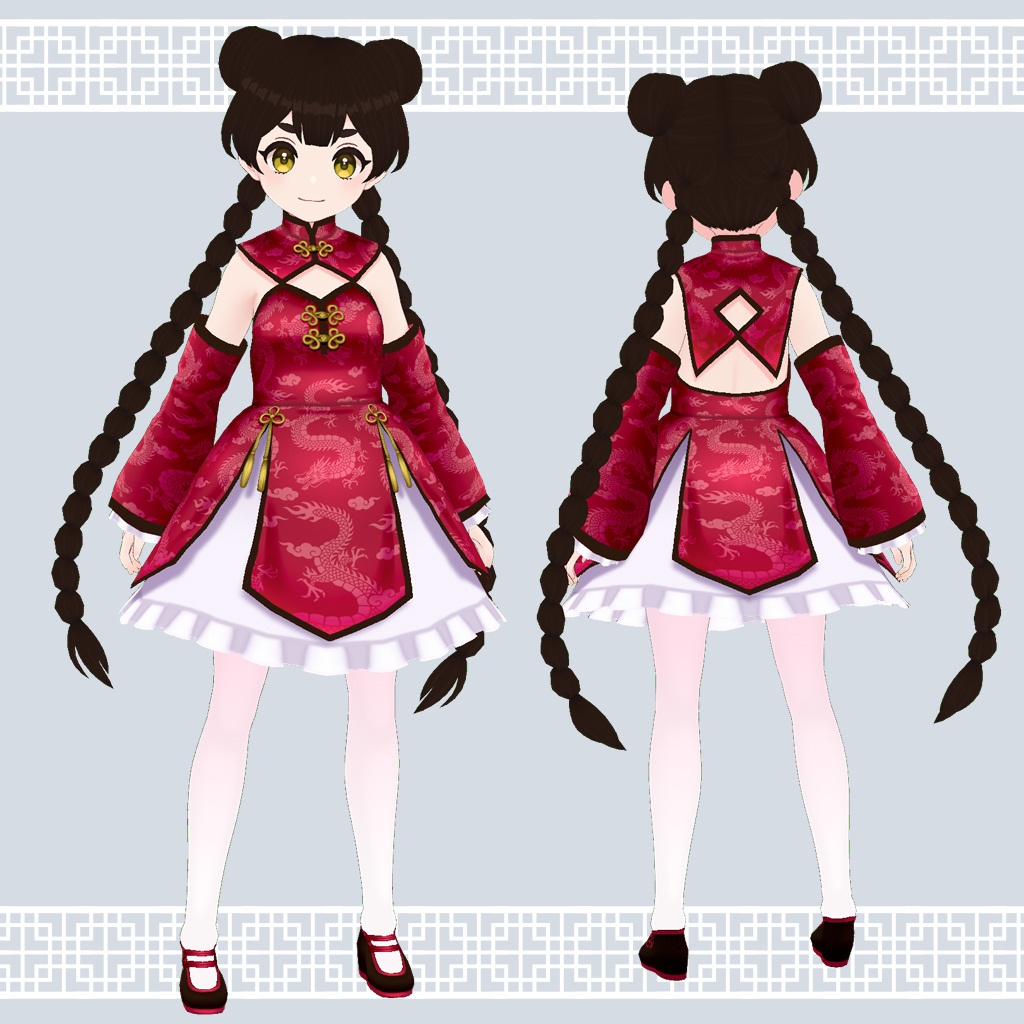 【VRoid】チャイナワンピ