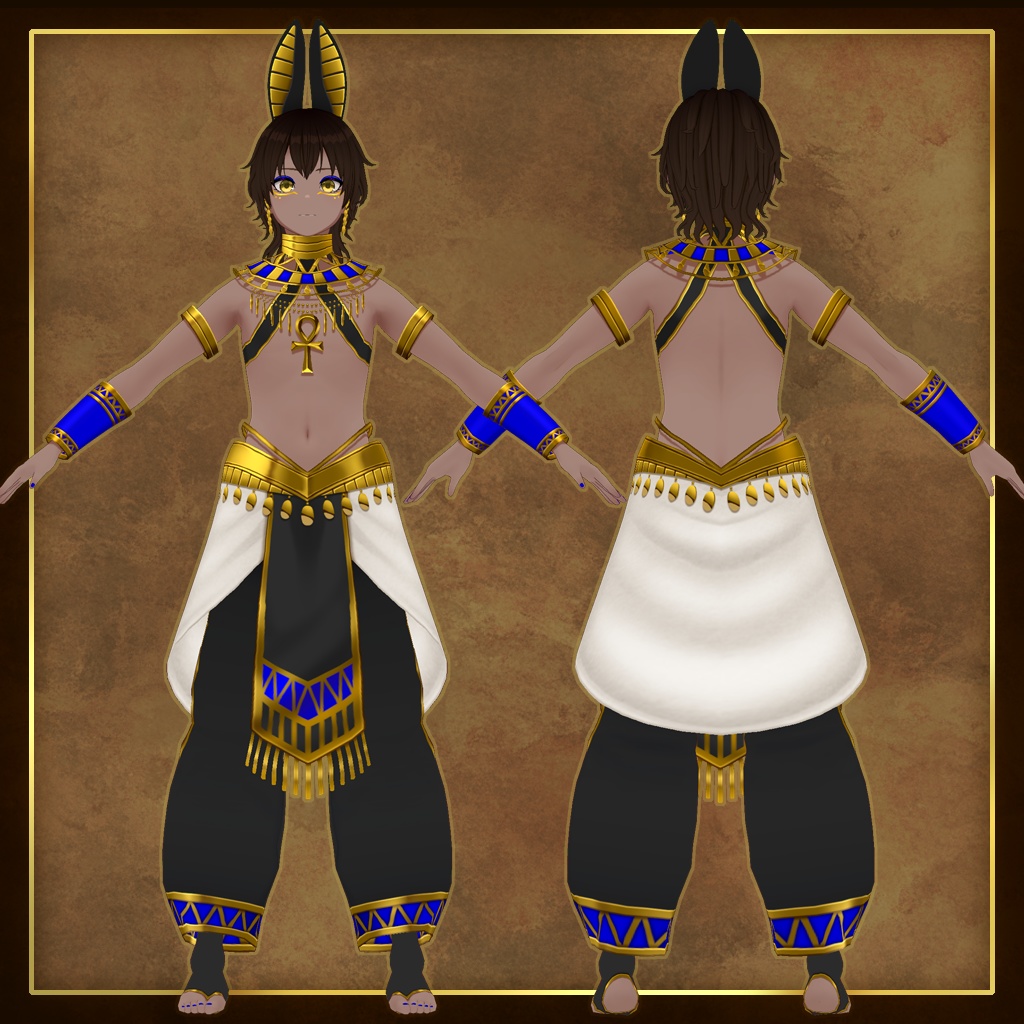 【VRoid】アヌビスくん【VRM】