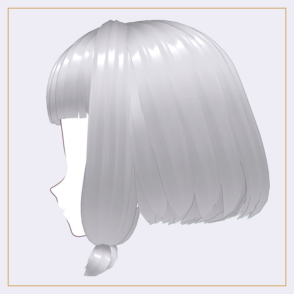 【VRoid】和ボブヘアー