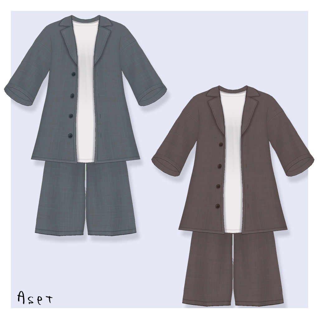 【VRoid】夏のセットアップ