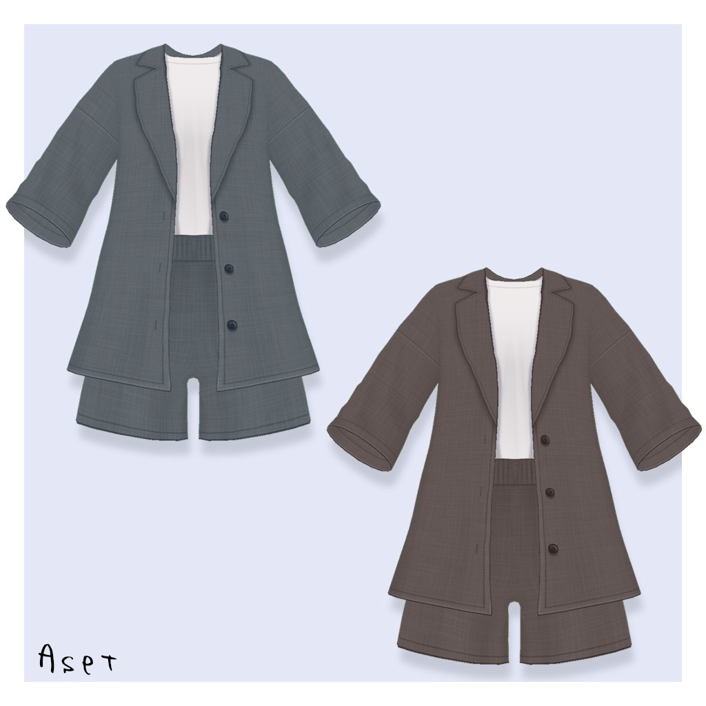 【VRoid】夏のセットアップ2