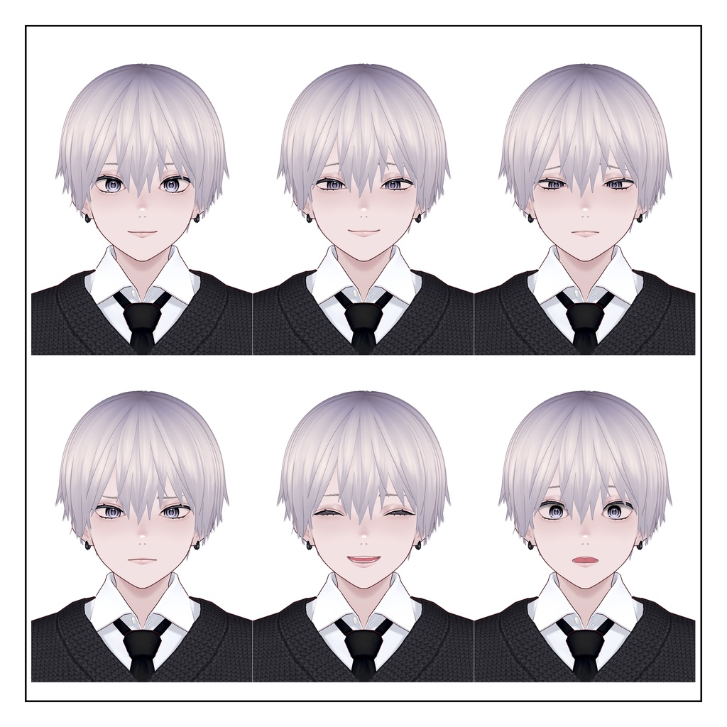 【VRoid】オリジナル3Dモデル「如月」