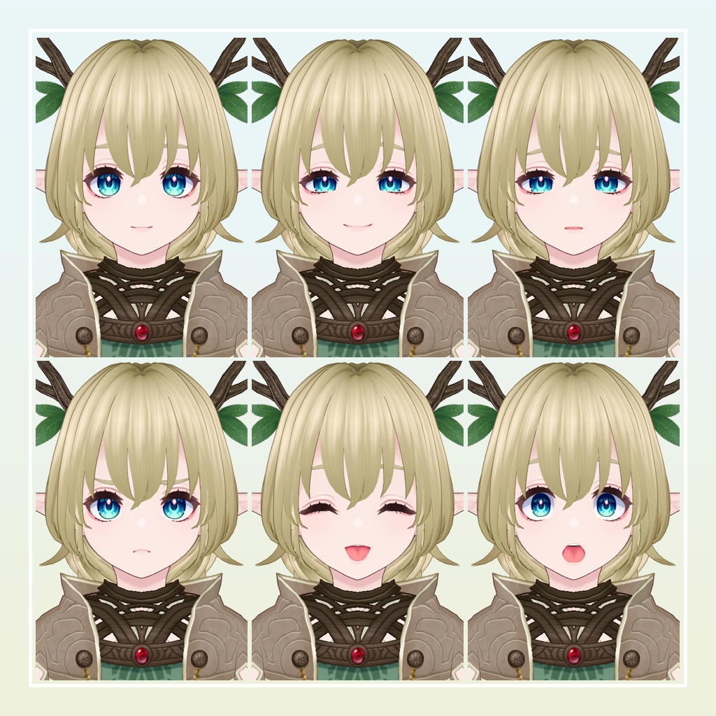 【VRoid】オリジナル3Dモデル「オリヴァ」