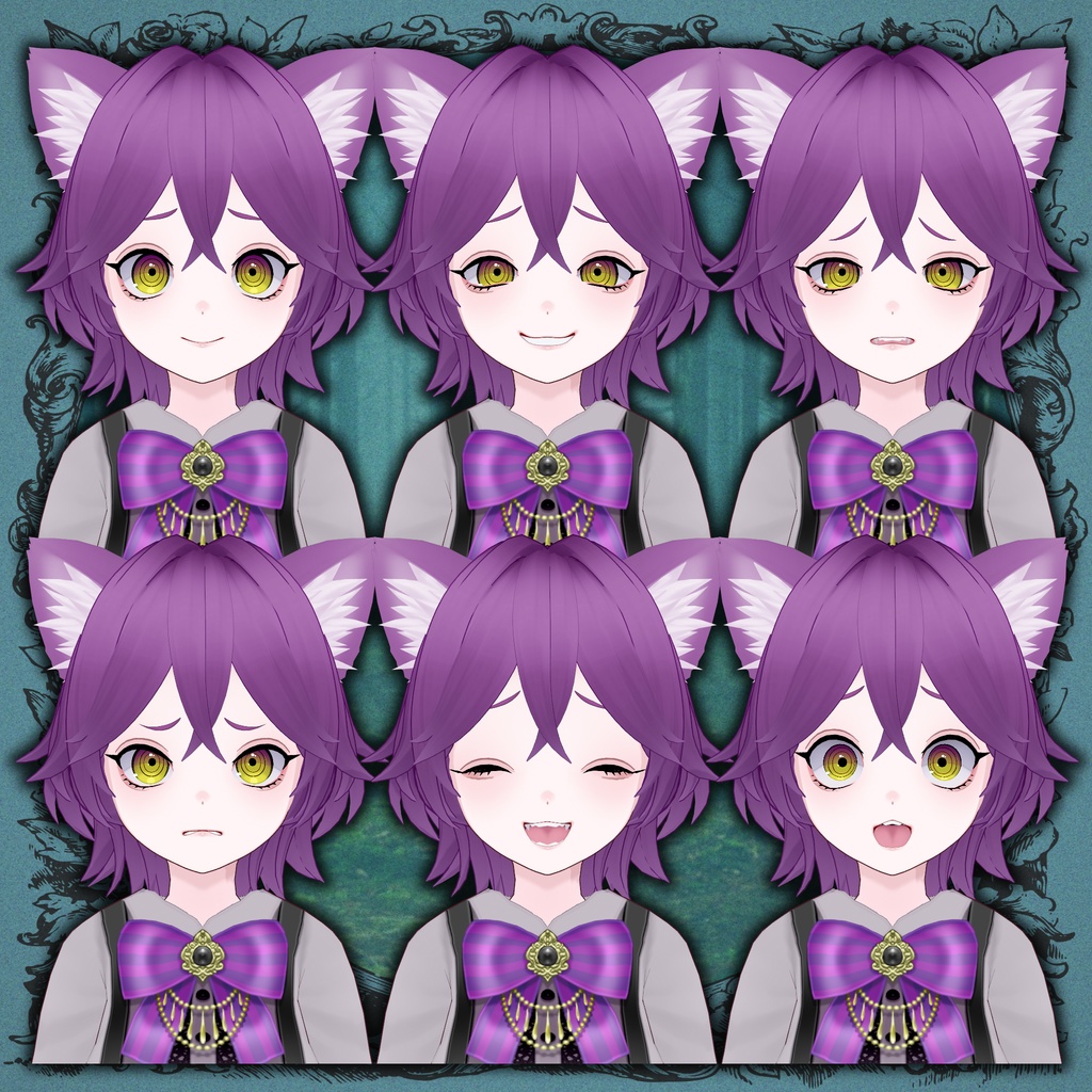 【VRoid】オリジナル3Dモデル「ルイーズ」