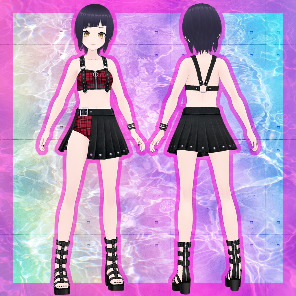 【VRoid】パンキッシュ水着