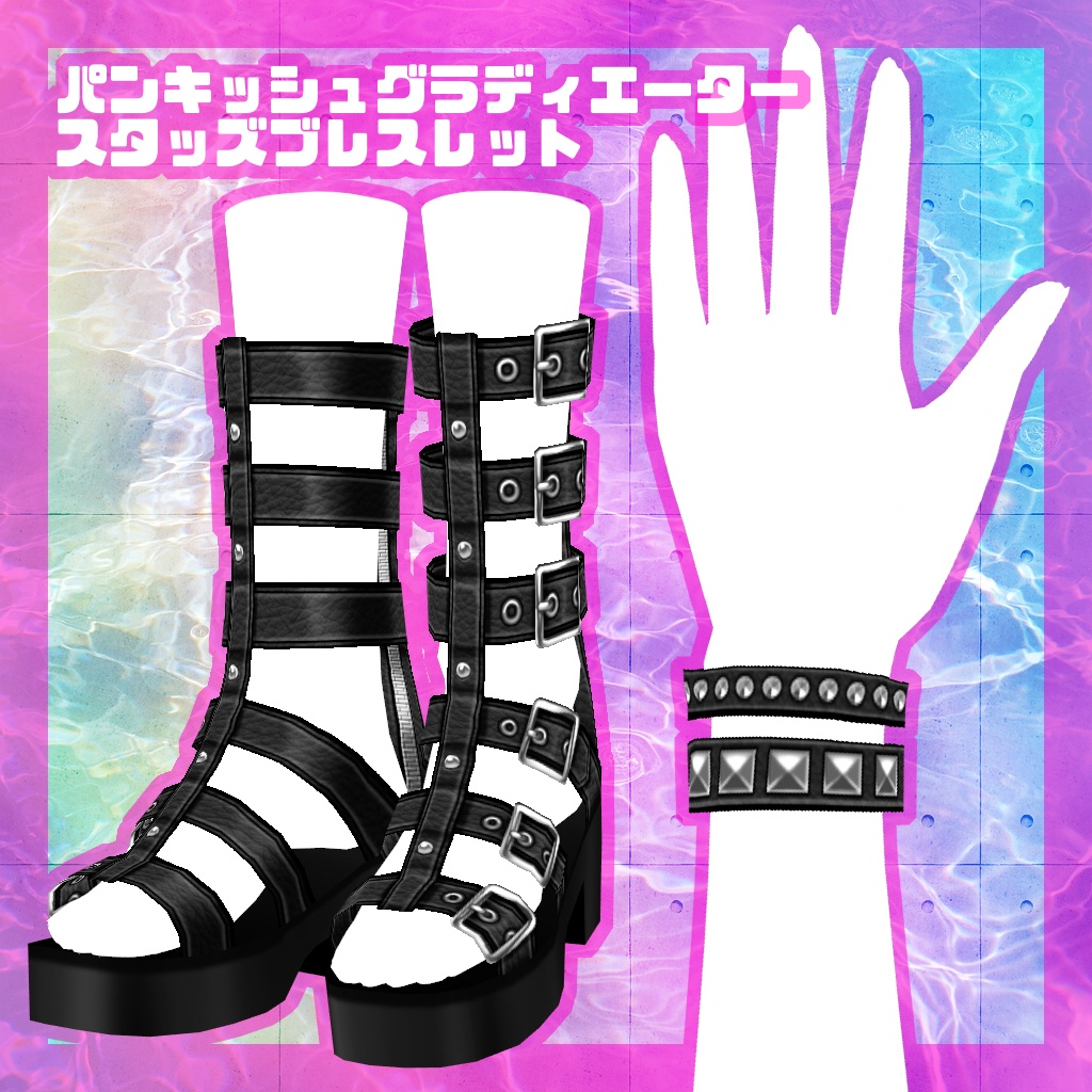 【VRoid】パンキッシュ水着