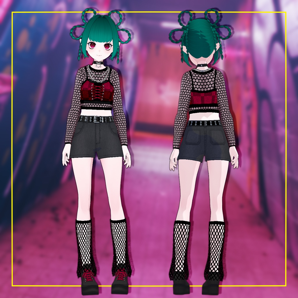 【VRoid】オリジナル3Dモデル「ハロ」