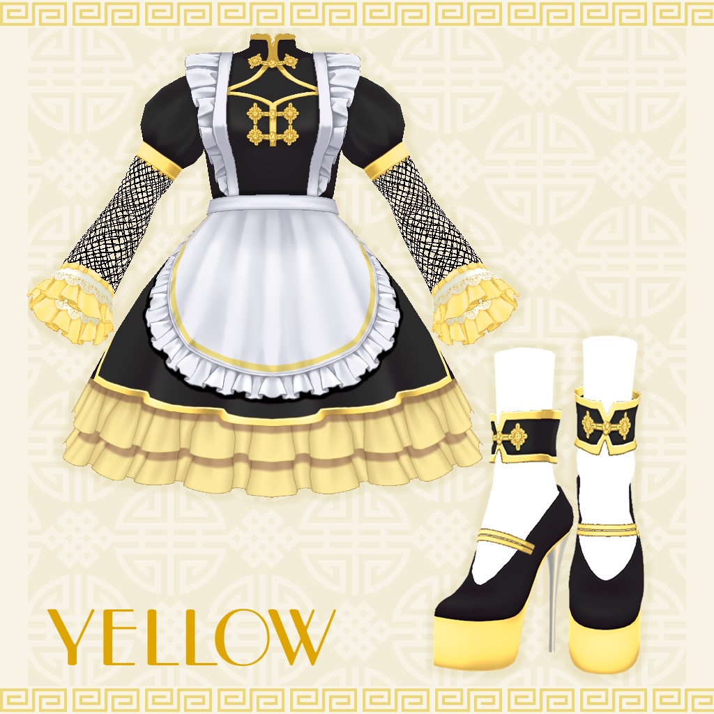 【VRoid】チャイナメイド