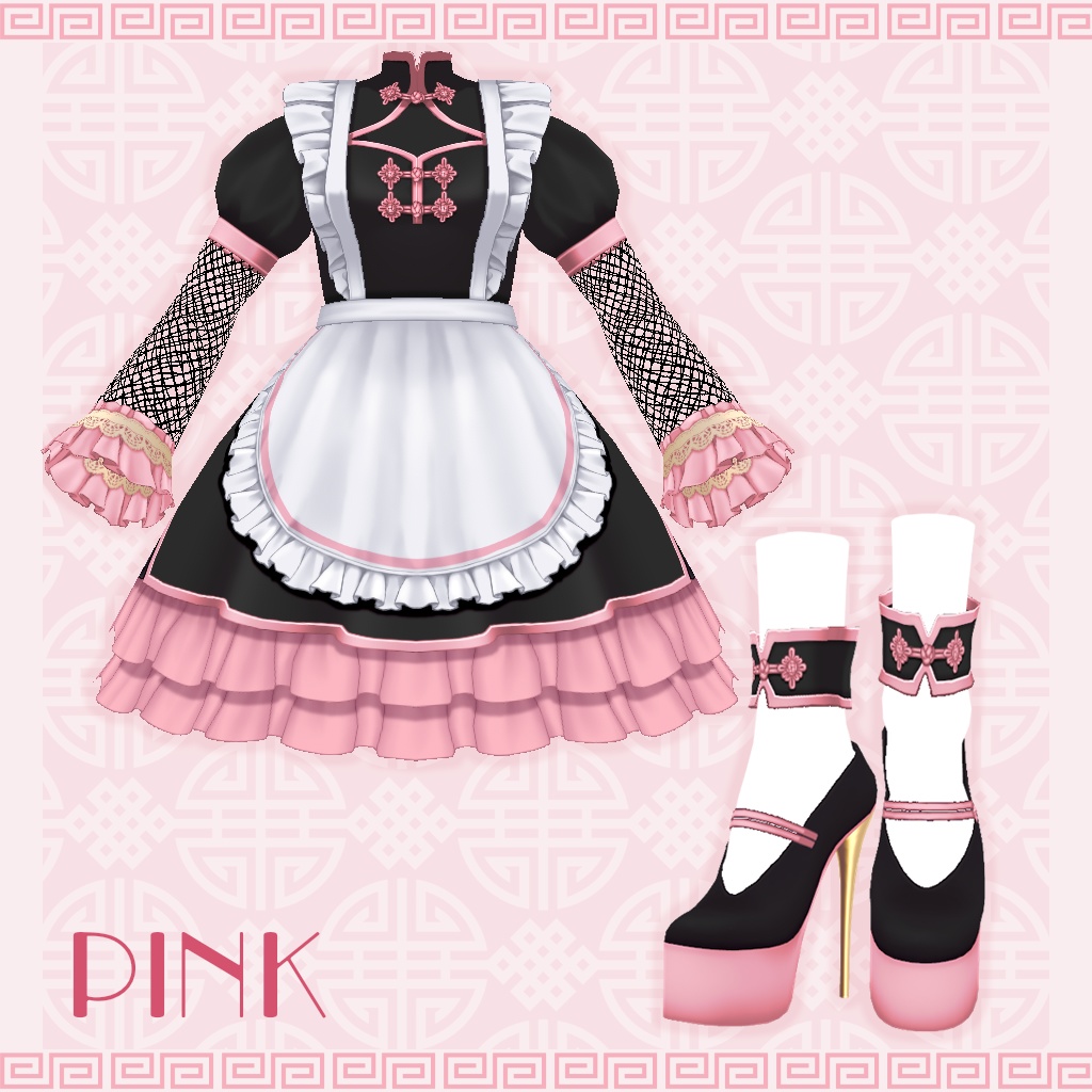 【VRoid】チャイナメイド