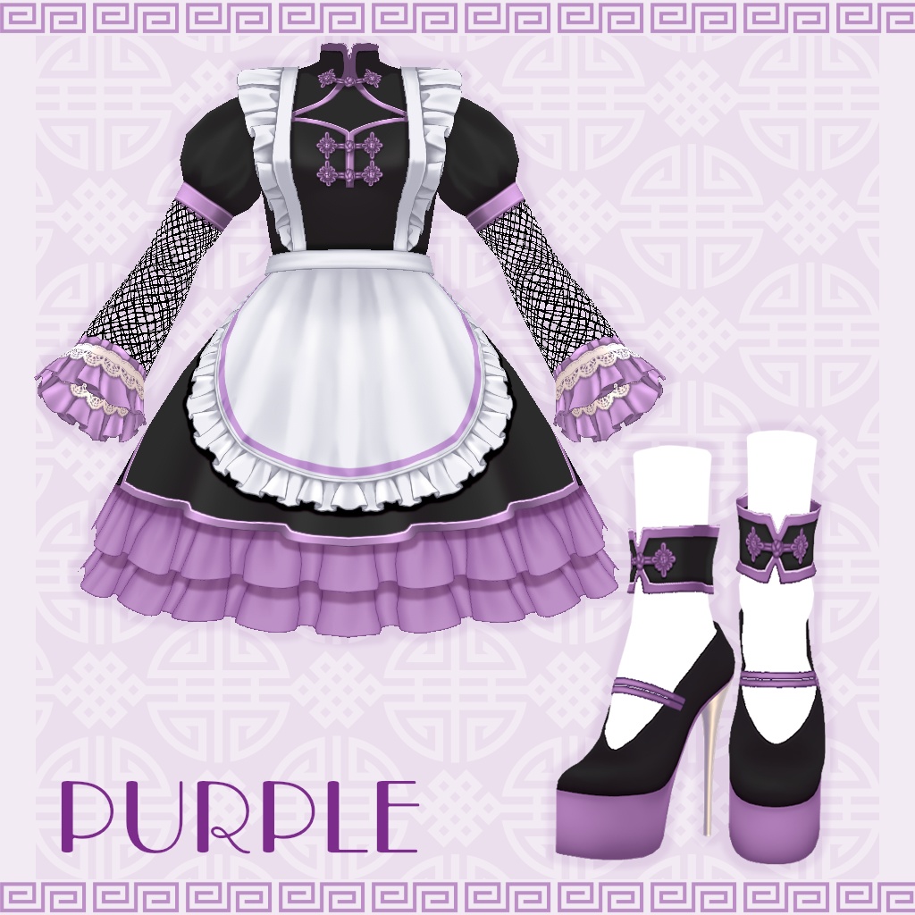 【VRoid】チャイナメイド