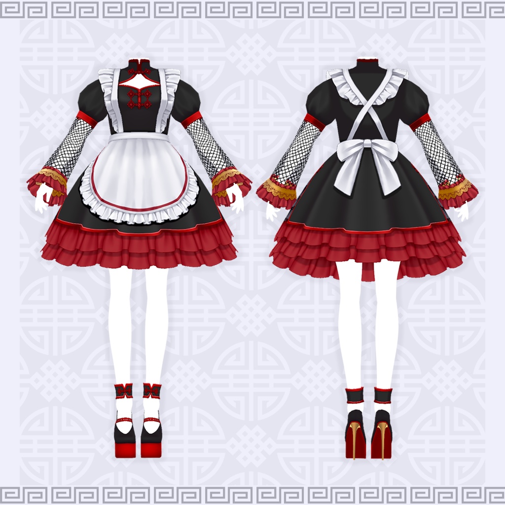 【VRoid】チャイナメイド