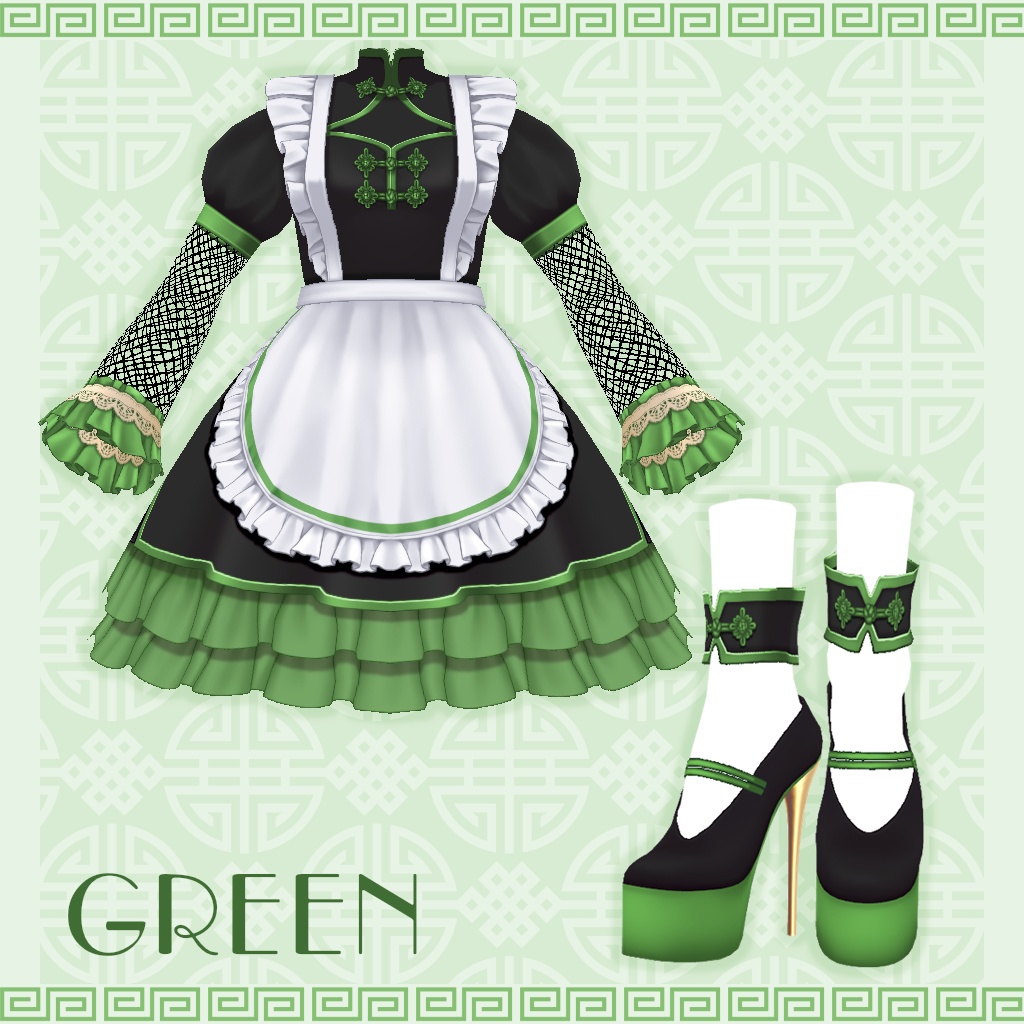 【VRoid】チャイナメイド