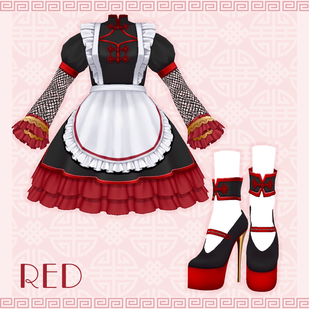 【VRoid】チャイナメイド