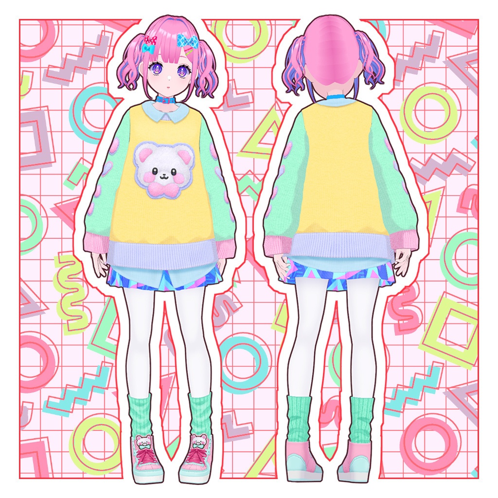 【VRoid】オリジナル3Dモデル「原田」