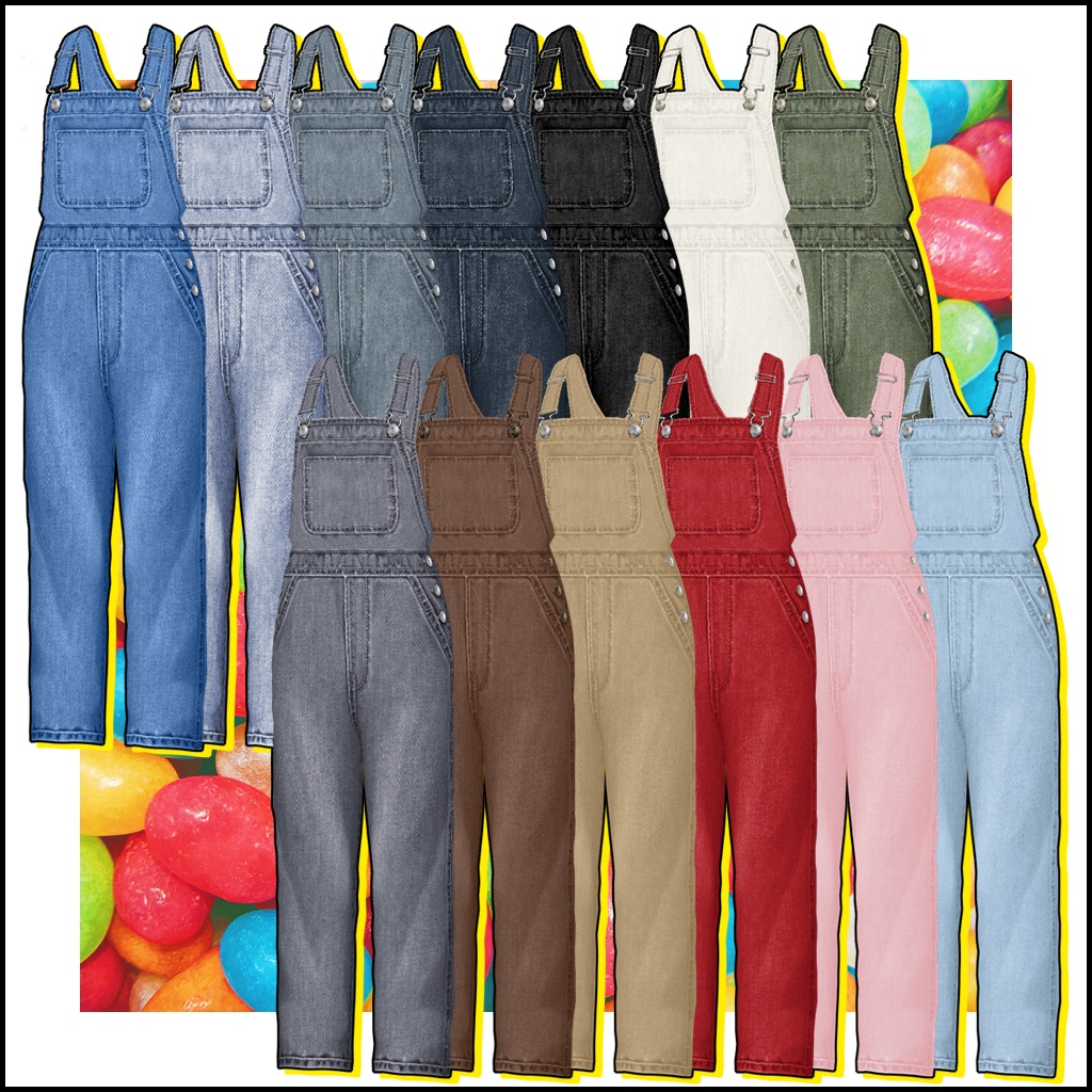 【VRoid】オーバーオール