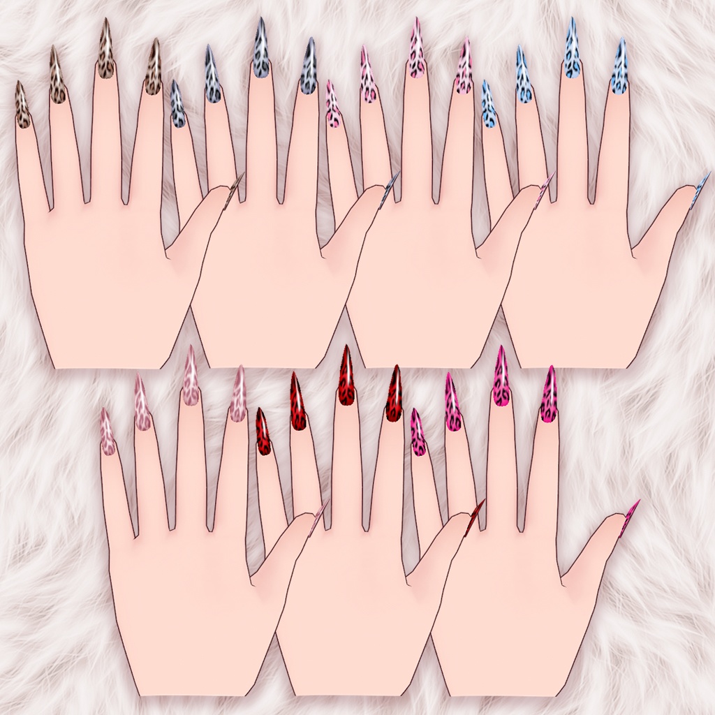 【VRoid】レオパードネイル