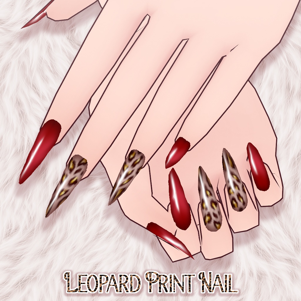 【VRoid】レオパードネイル