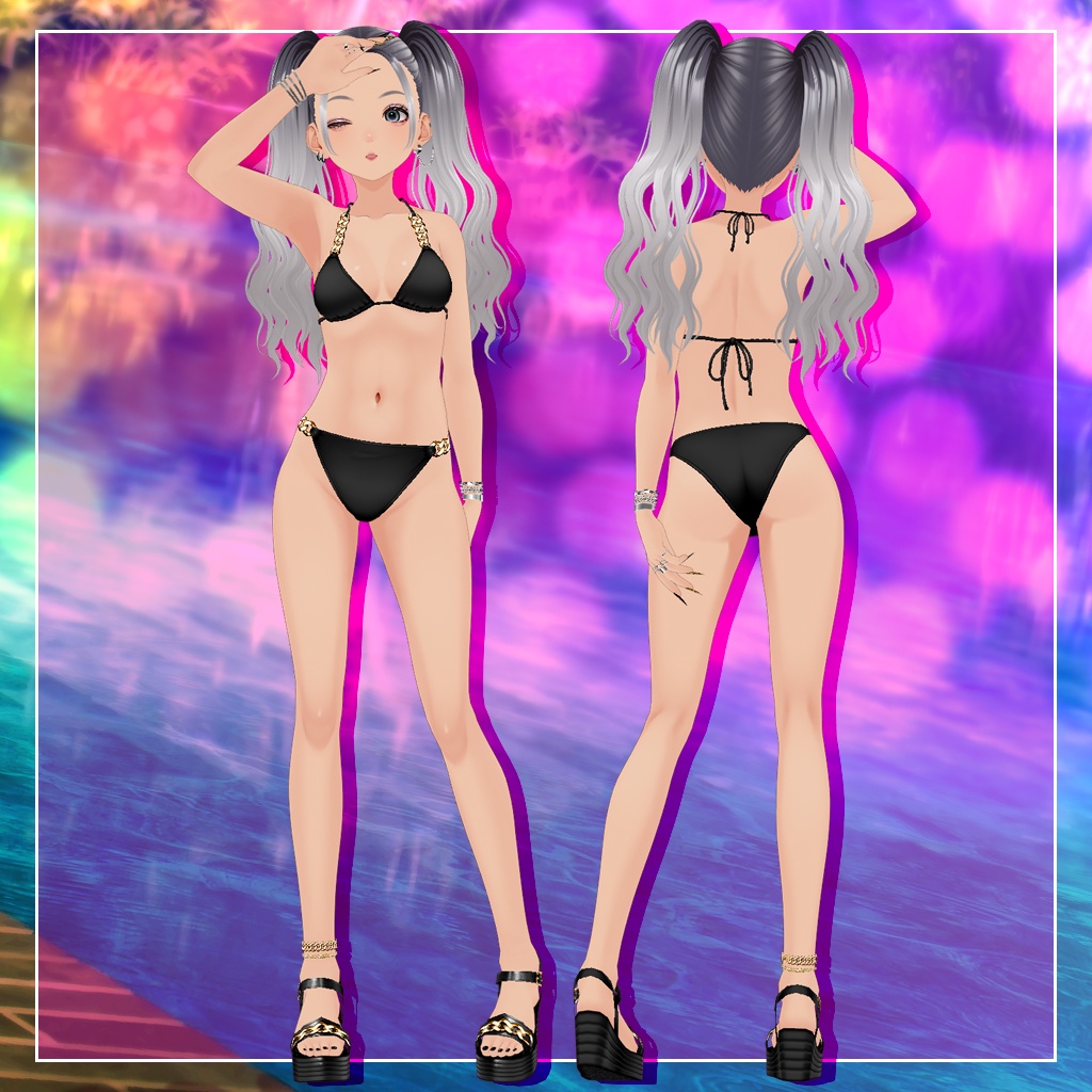 【VRoid】チェーンビキニ