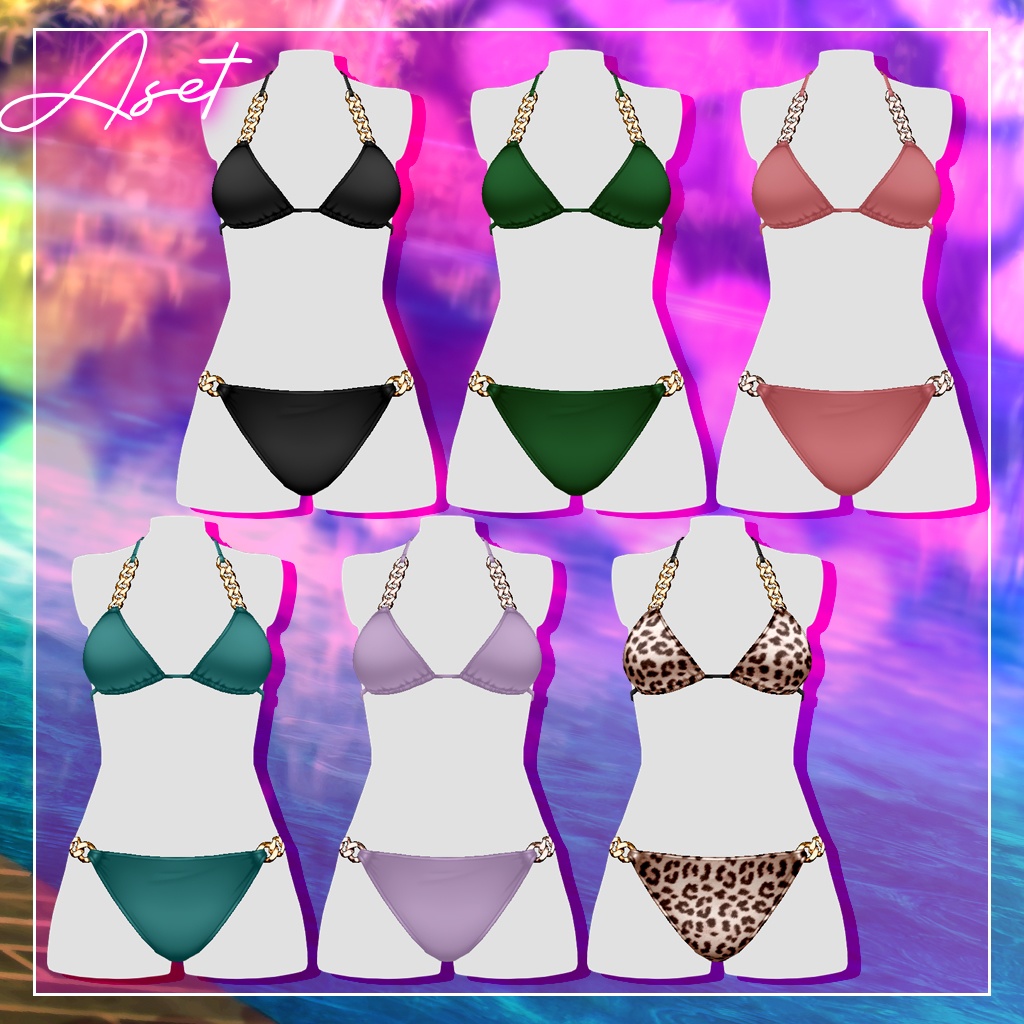 【VRoid】チェーンビキニ