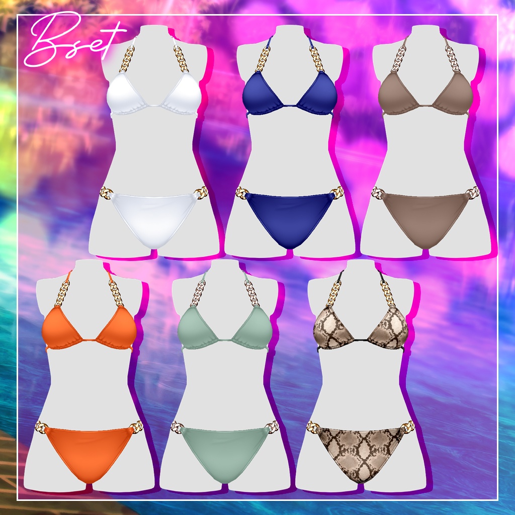 【VRoid】チェーンビキニ