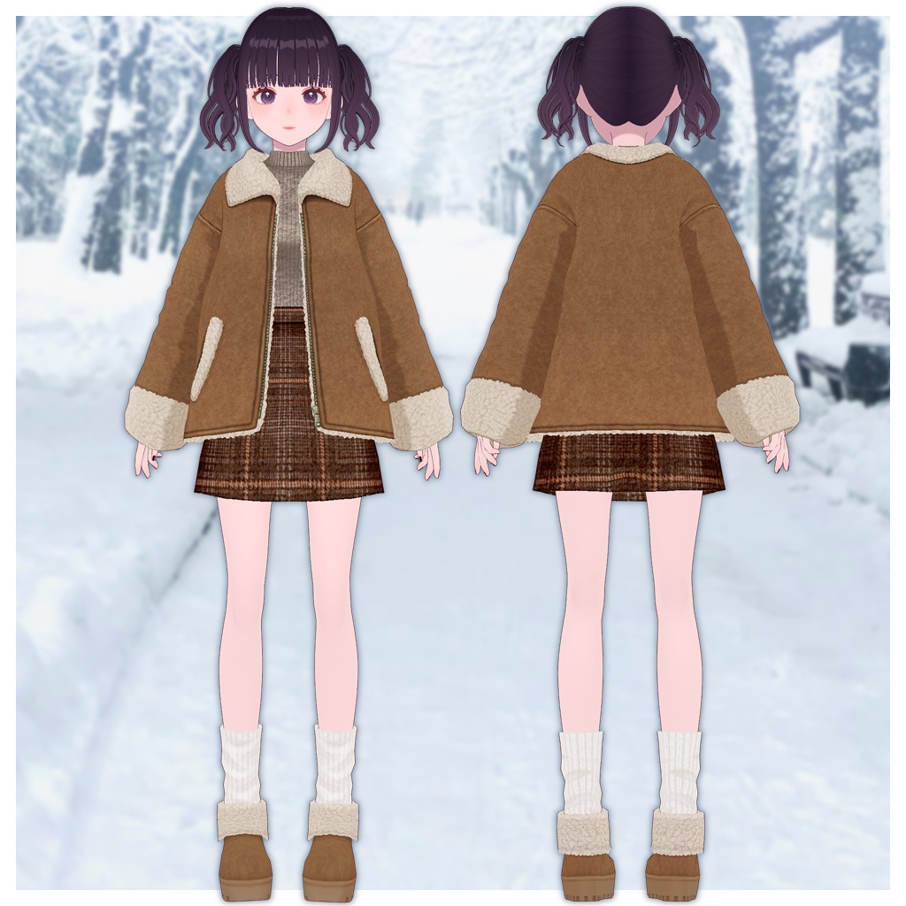 【VRoid】ムートンコーデ