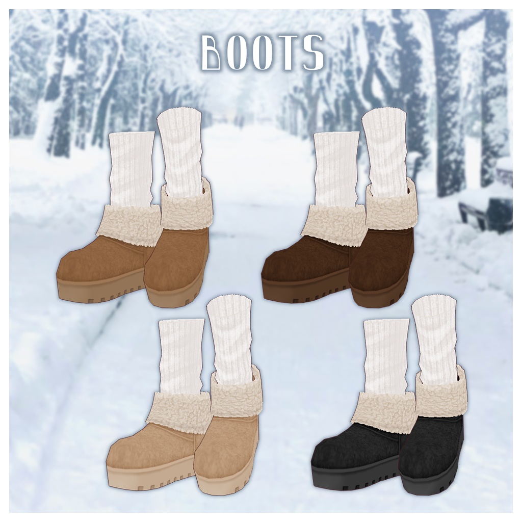 【VRoid】ムートンコーデ