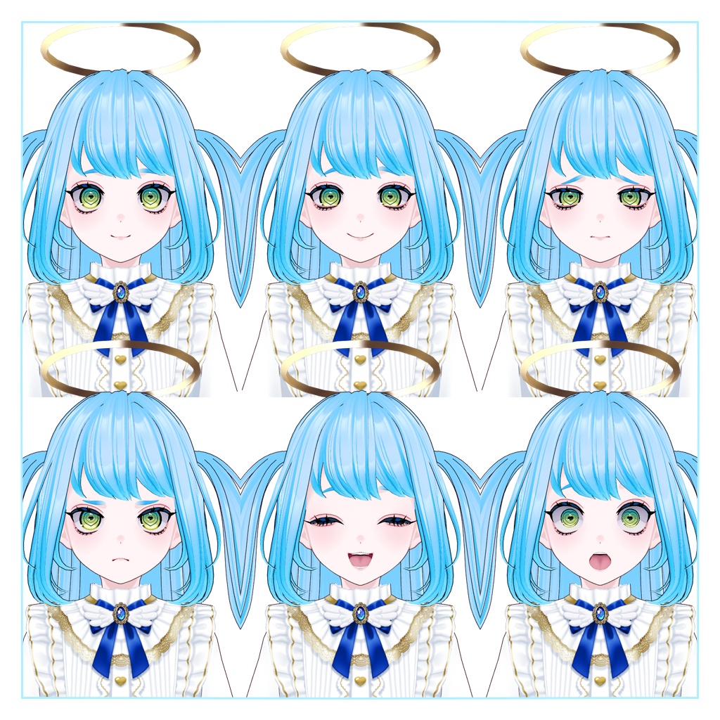 【VRoid】オリジナル3Dモデル「きゃぴる」【VRM】