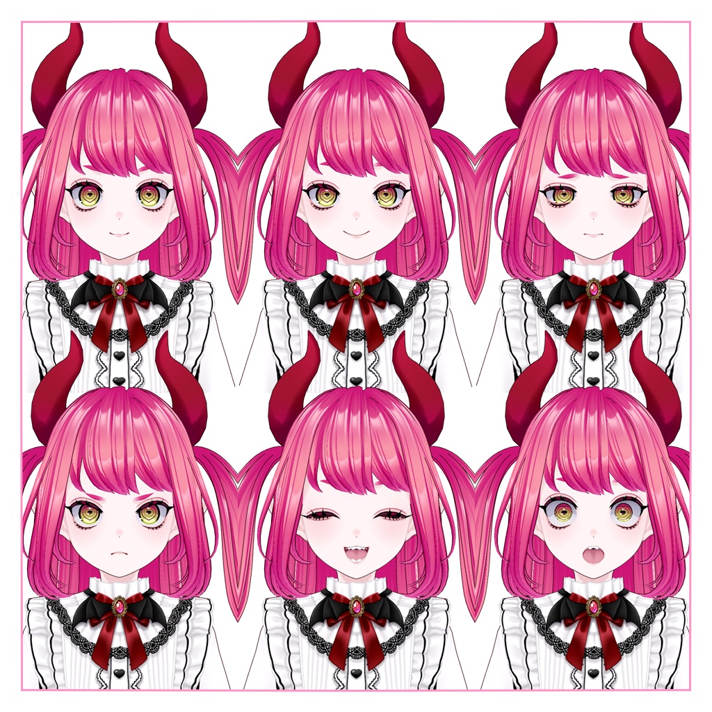 【VRoid】オリジナル3Dモデル「きゃぴる」【VRM】