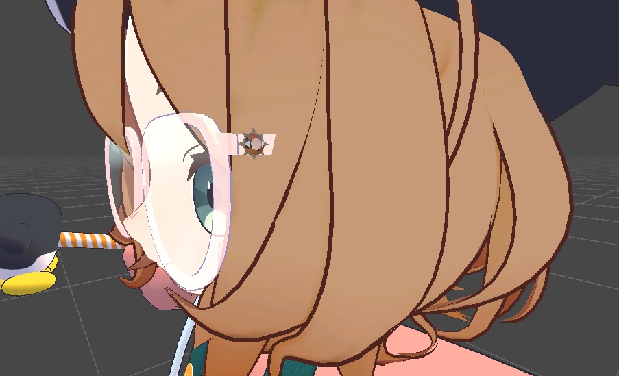 ノラフィリカ専用〇クリアフレームめがね