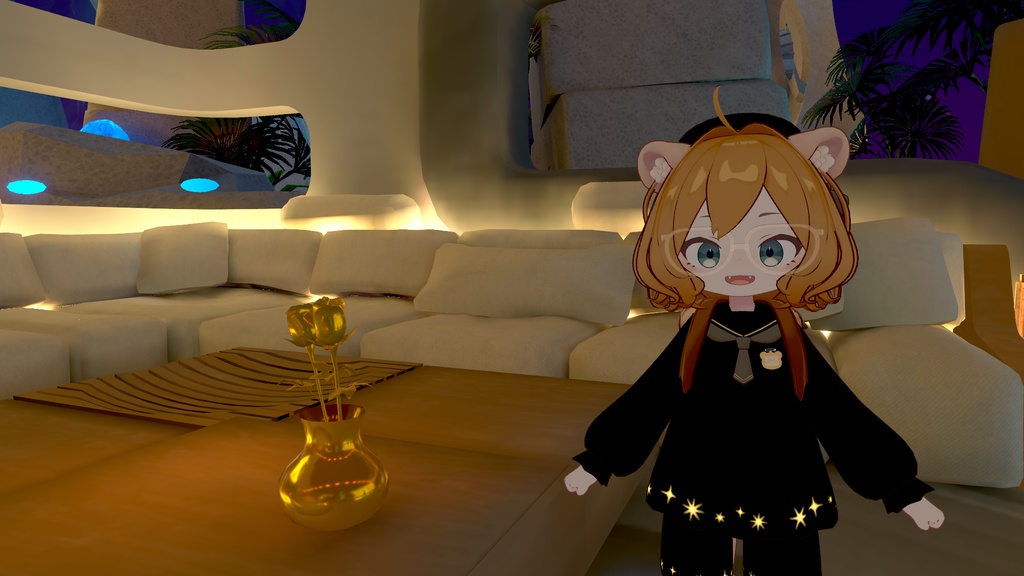 ノラフィリカ専用〇クリアフレームめがね