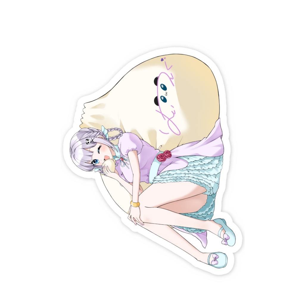 スマホステッカー ~肉まんver~