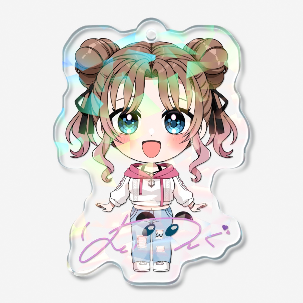 ホログラムアクリルキーホルダー～SD ver～(50×50mm)